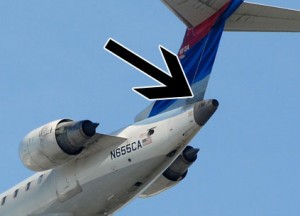 The mysterious "third engine" of the CRJ-900.